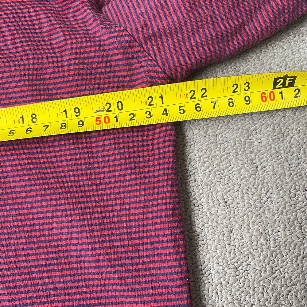 ⛔️Sold⛔️Tommy Hilfiger Men Red Long Sleeve 100% Cotton Casual Polo T Shirt Sz XL - Picture 8 of 9